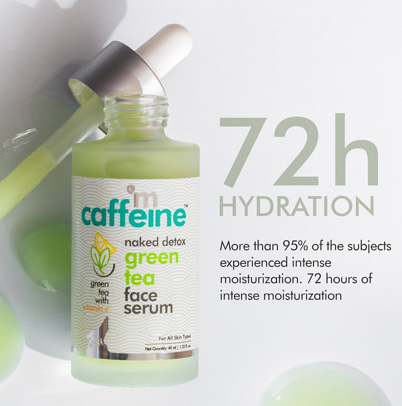 mCaffeine Green Tea Face Serum With Hyaluronic Acid - 40ml