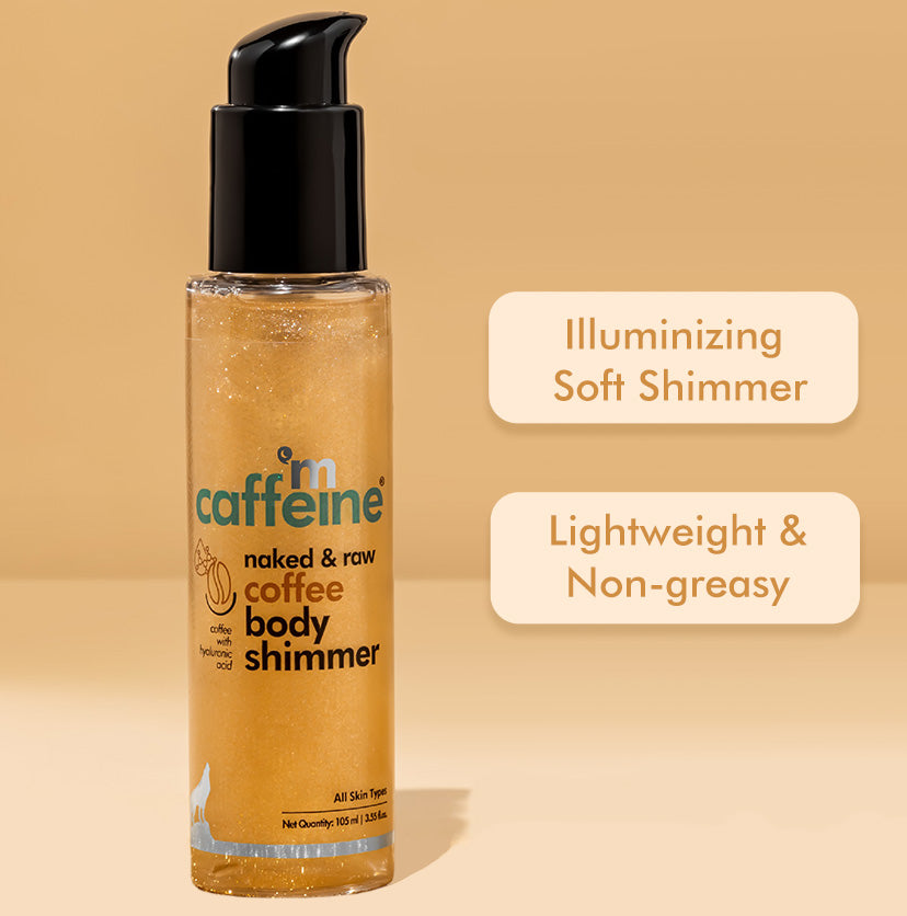 mCaffeine Coffee Body Shimmer With Hyaluronic Acid - 105ml