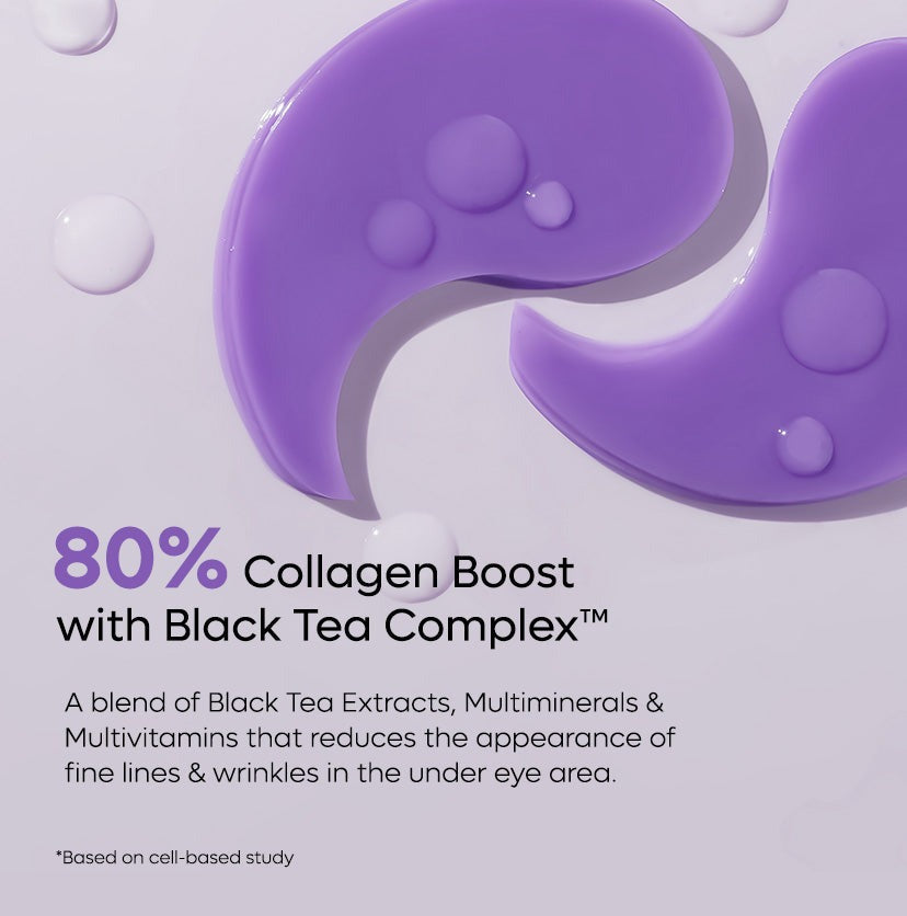 mCaffeine Black Tea Complex Hydrogel Under Eye Patches - 15 Pairs