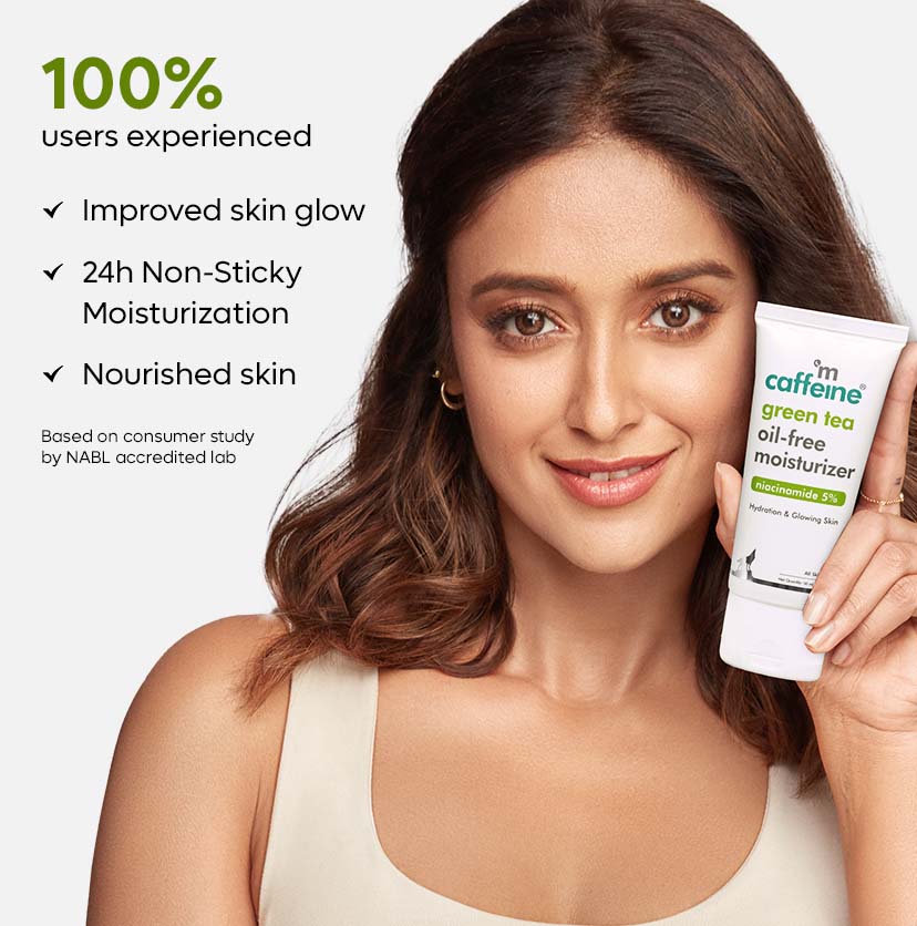 mCaffeine Green Tea Oil-Free Moisturizer With 5% Niacinamide