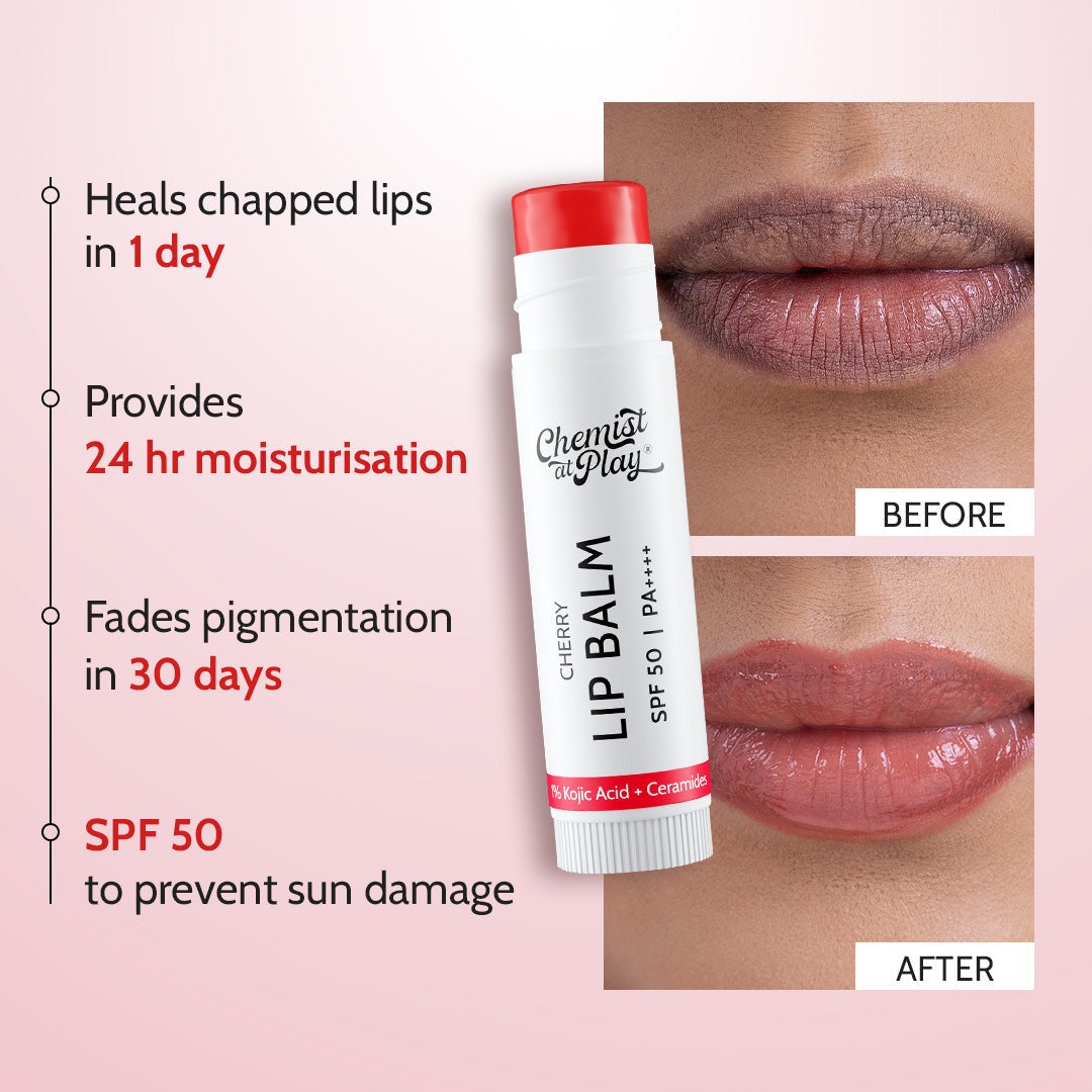 Chemist at Play Cherry Lip Balm SPF 50 PA++++ - 4.5g