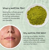 mCaffeine 2% Salicylic Acid Niacinamide & Matcha Tea Face Wash - 100ml