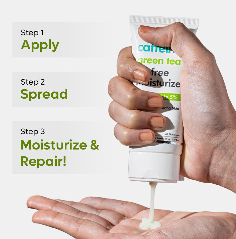 mCaffeine Green Tea Oil-Free Moisturizer With 5% Niacinamide