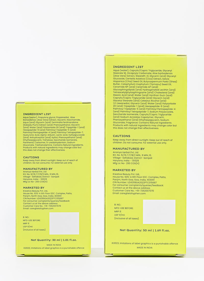 Hyphen Pm Skincare Routine For Normal To Dry Skin - Set Of 2