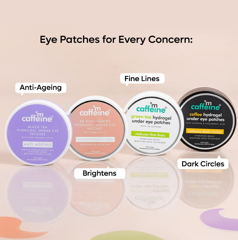 mCaffeine Black Tea Complex Hydrogel Under Eye Patches - 15 Pairs