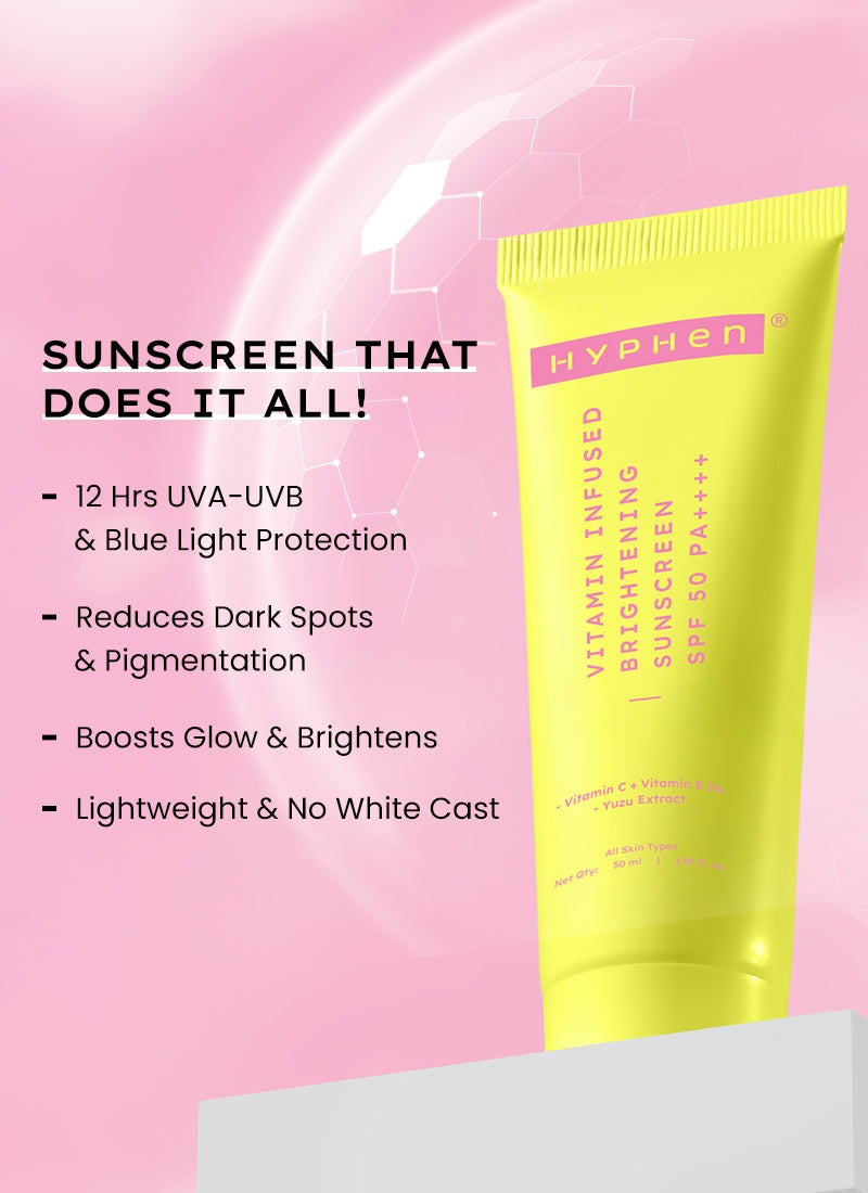 Hyphen Brightening Sunscreen SPF 50 - 50ml