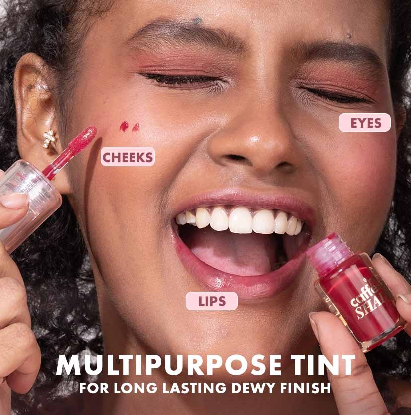 mCaffeine Lip & Cheek Glow Tint - Raspberry