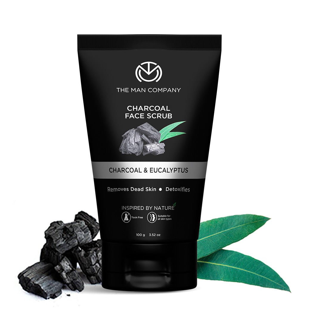 The Man Company Charcoal Face Scrub - 100g