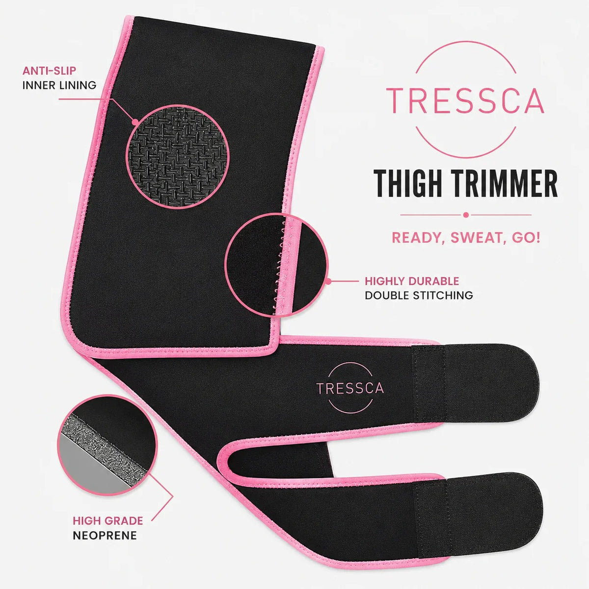 Tressca Sweat & Sculpt Thigh Trimmer Wraps