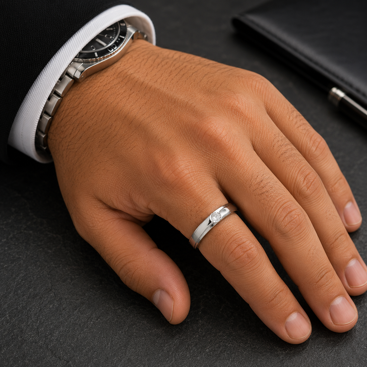 Salty Elegant Mystic Stone Ring