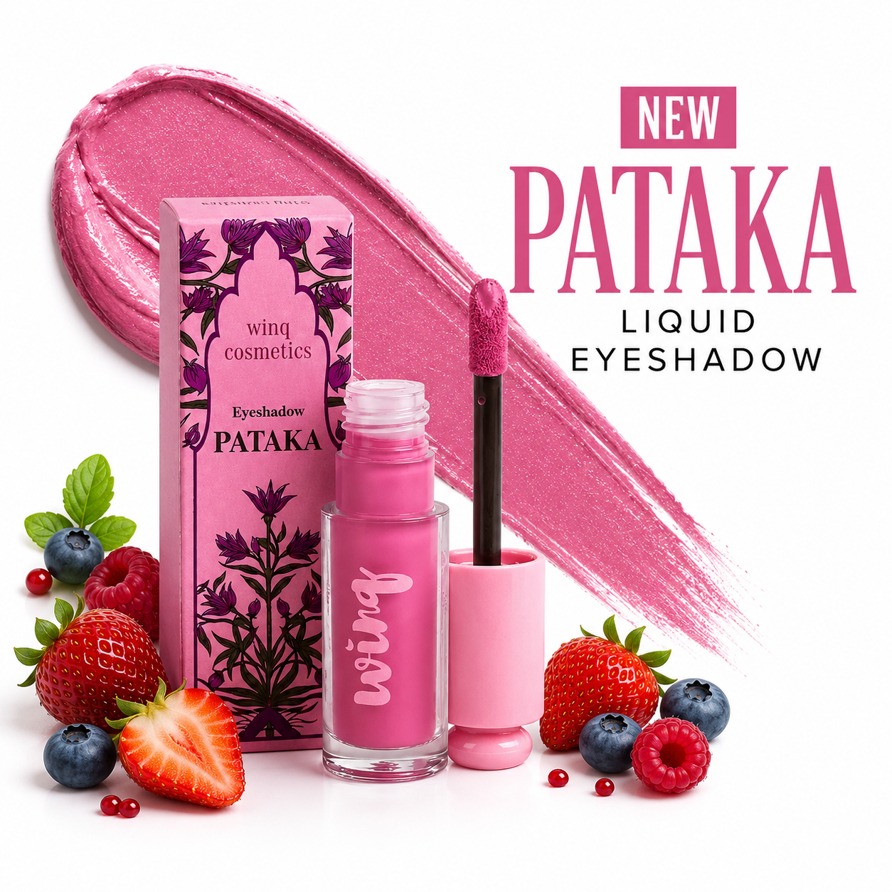 Winq Cosmetics Liquid Matte Eyeshadow - PATAKA (Mauve Pink)