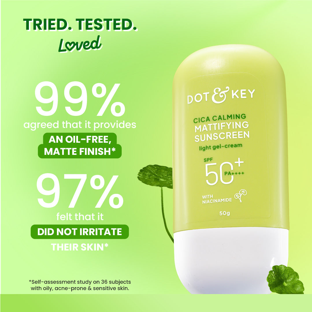 Dot & Key SPF 50+ Cica & Niacinamide Sunscreen - Pack of 2 - 160g