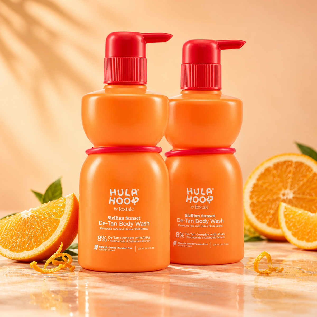Foxtale Hula Hoop 8% De-Tan Body Wash Combo