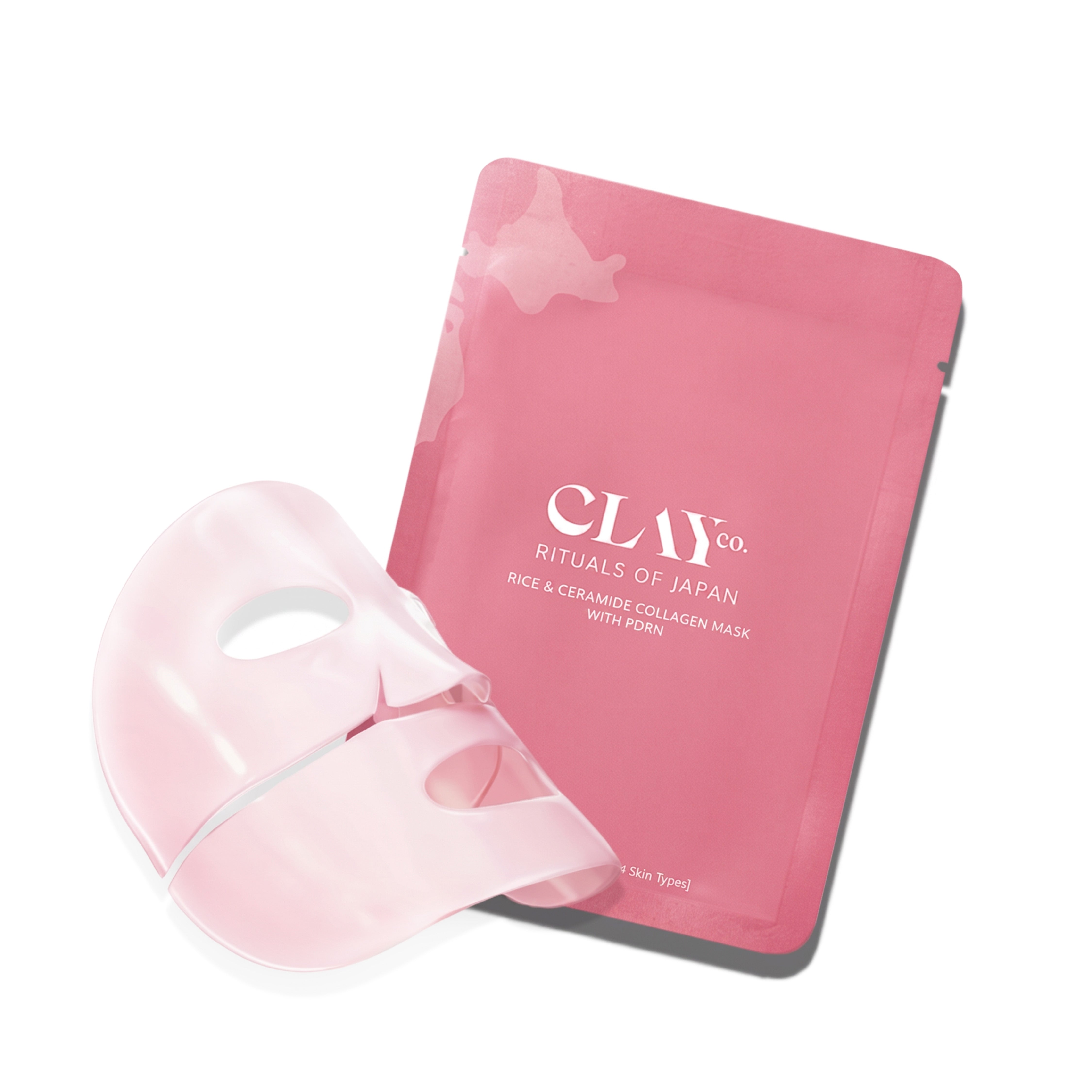 ClayCo Rice & Ceramide Collagen Sheet Mask with PDRN - Set of 2 x 35g