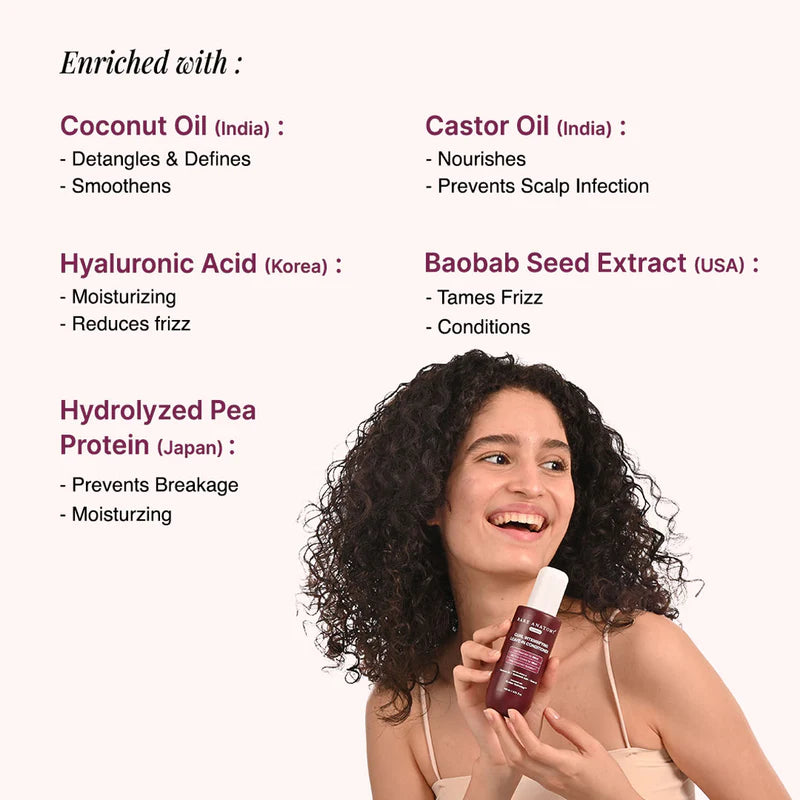 Bare Anatomy Curl Defining Kit - Shampoo Leave in Conditioner & Gel