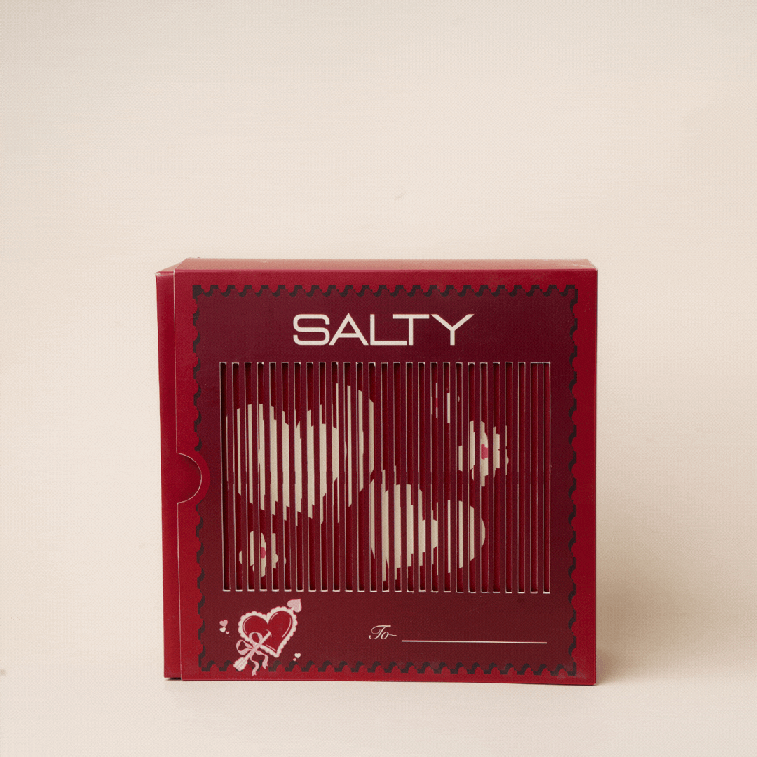Salty Valentine's Special Red Heart Beat Giftbox For Her
