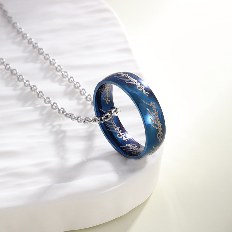 Salty Promise Ring Chain - Blue