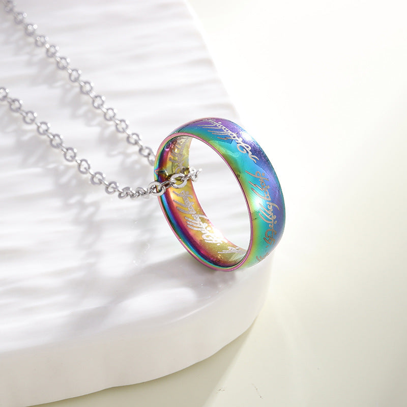 Salty Promise Ring Chain - Holographic