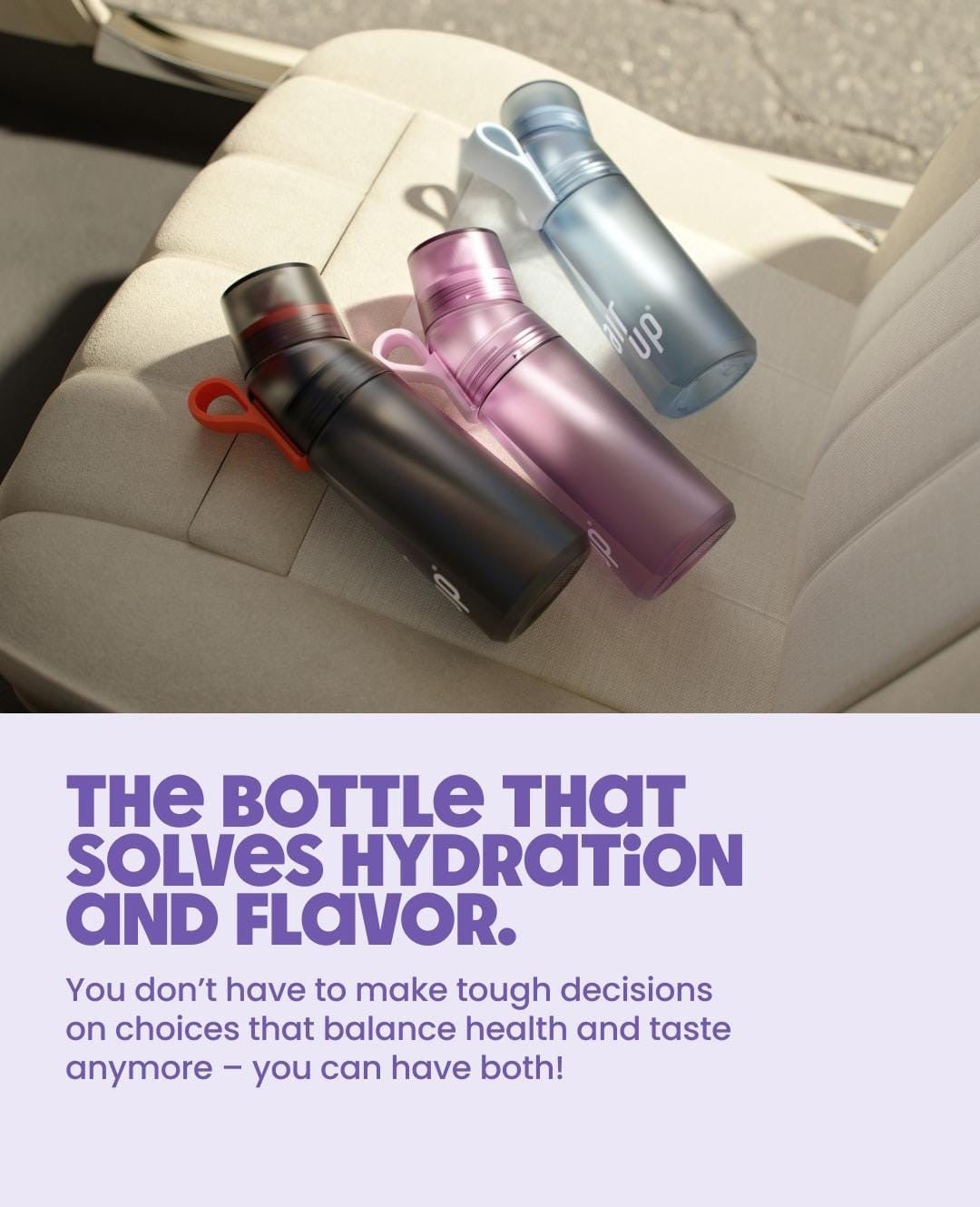 Dimorra Air-Up Scent-Based Water Bottle – Ombré Starter Kit with 5 Flavor Pods