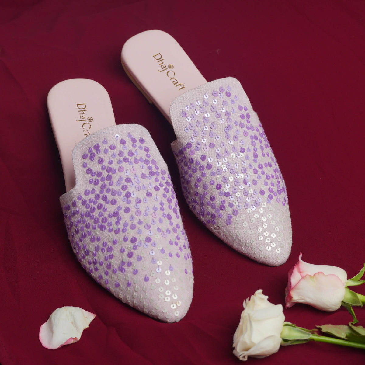 Dhajcraft Dotted Elegance Mules