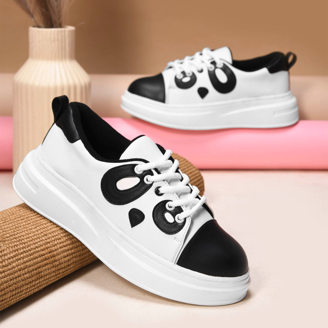JM Looks Quirky Panda Style Sneakers