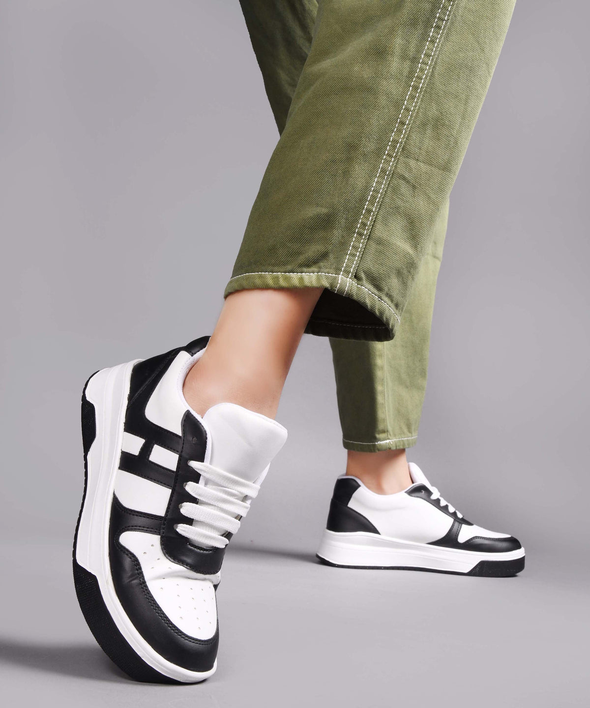 JM Looks Sneakers with Bold Design & Elevated Sole for Women