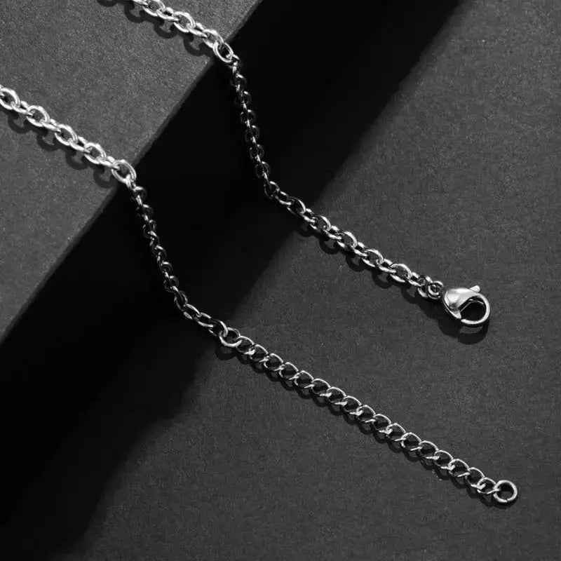 Salty Demeter Cubic Silver Metal Chain