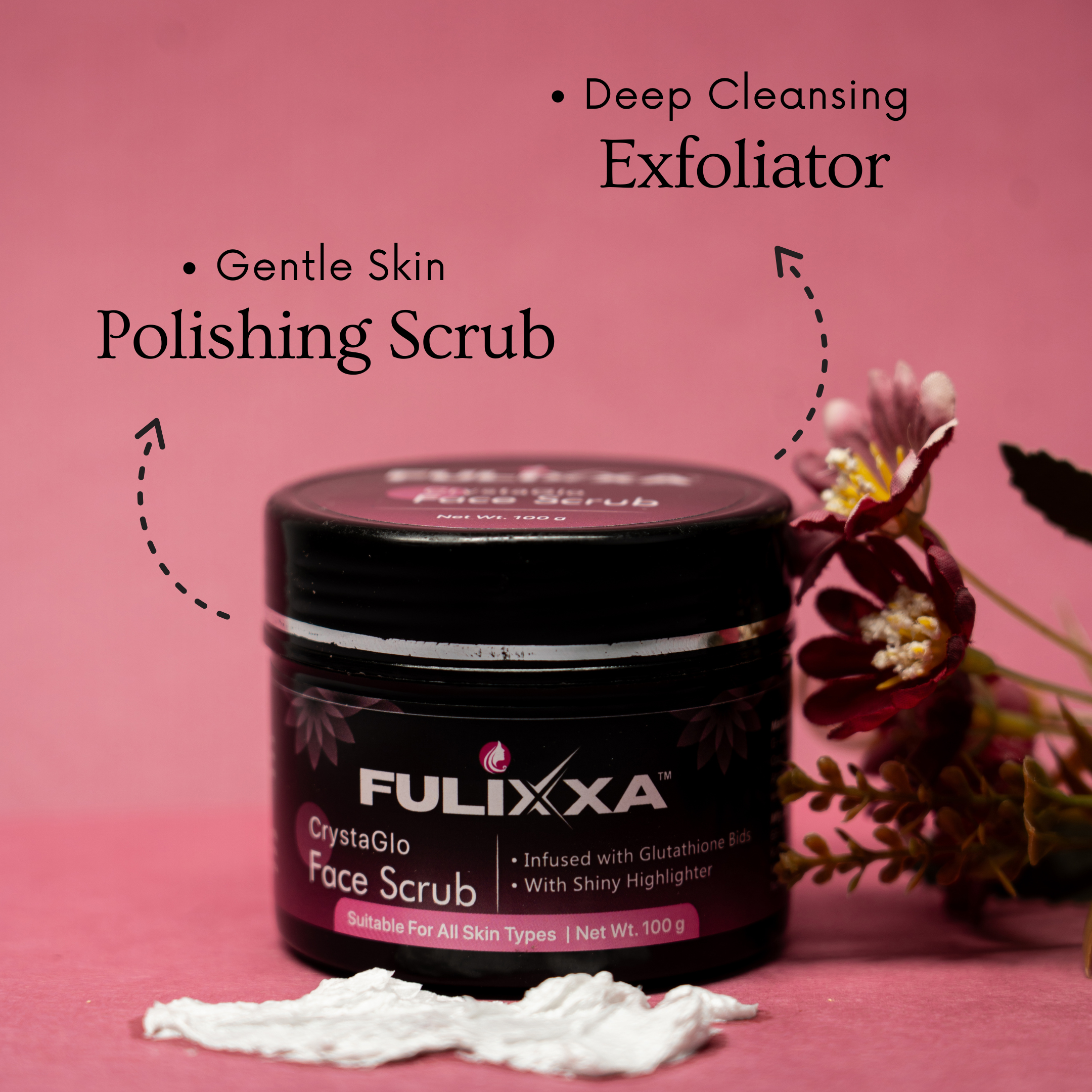 Fulixxa Crystaglo Diamond Face Scrub