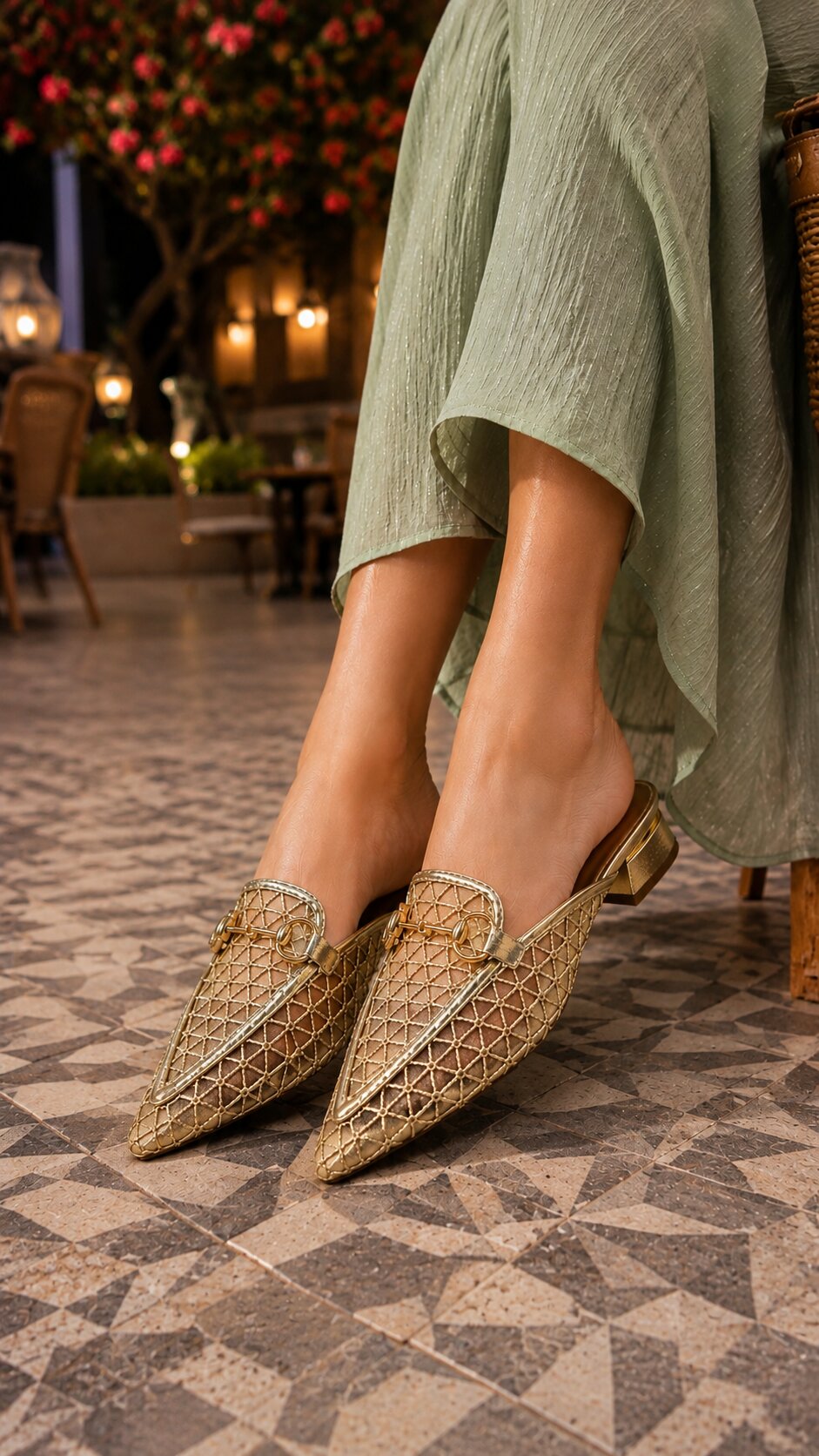 Sandal Stories Luxe Pointed Mules - 1 Inch Heel