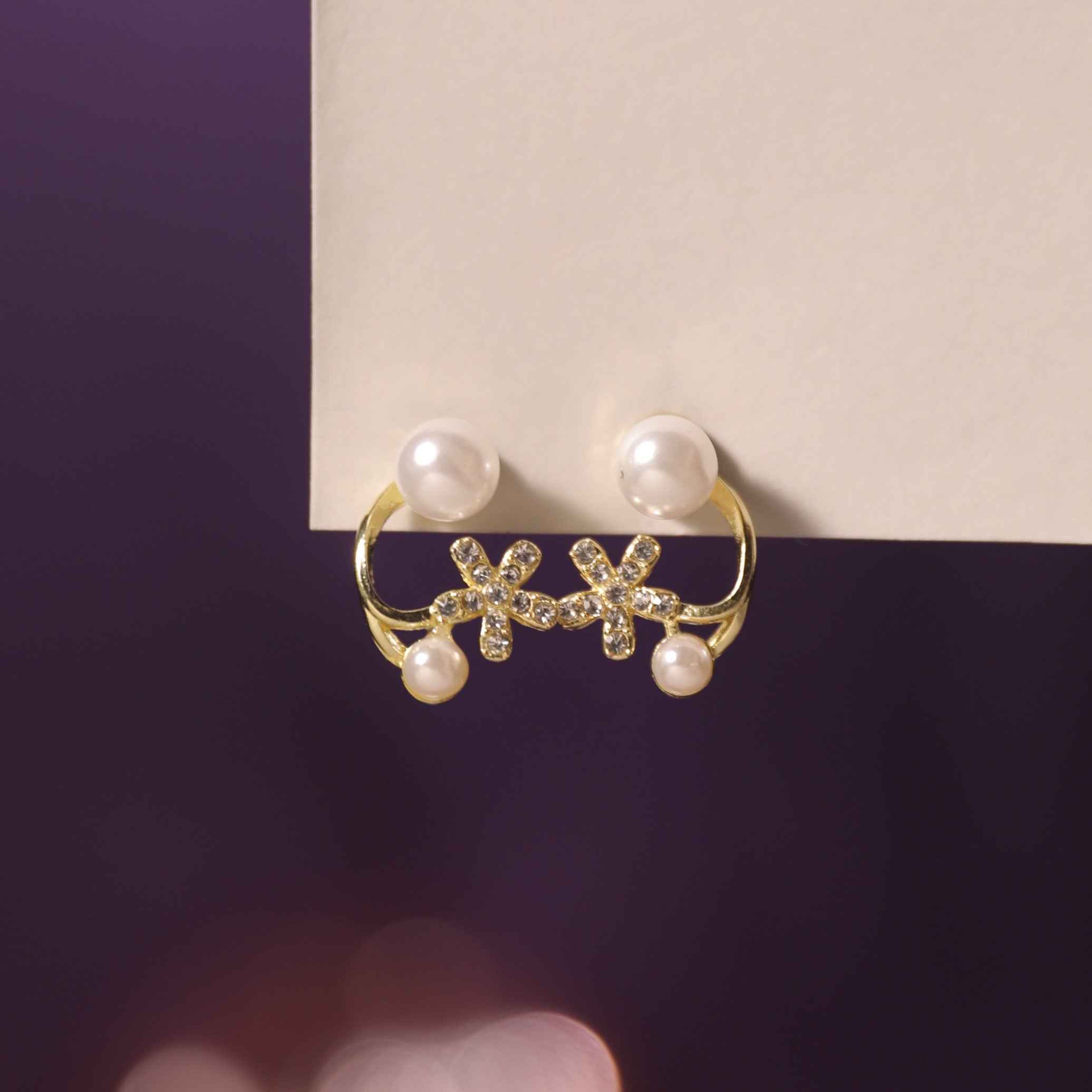 Salty Petal Poise Earrings