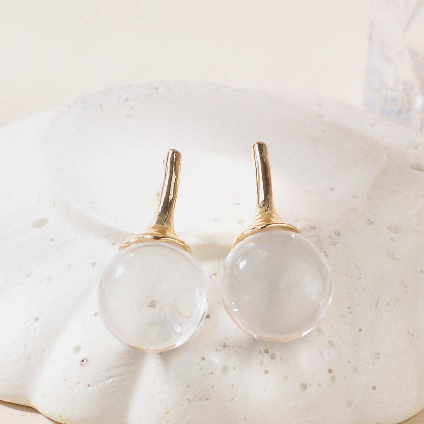 Salty Scottie Ice Gold Earring