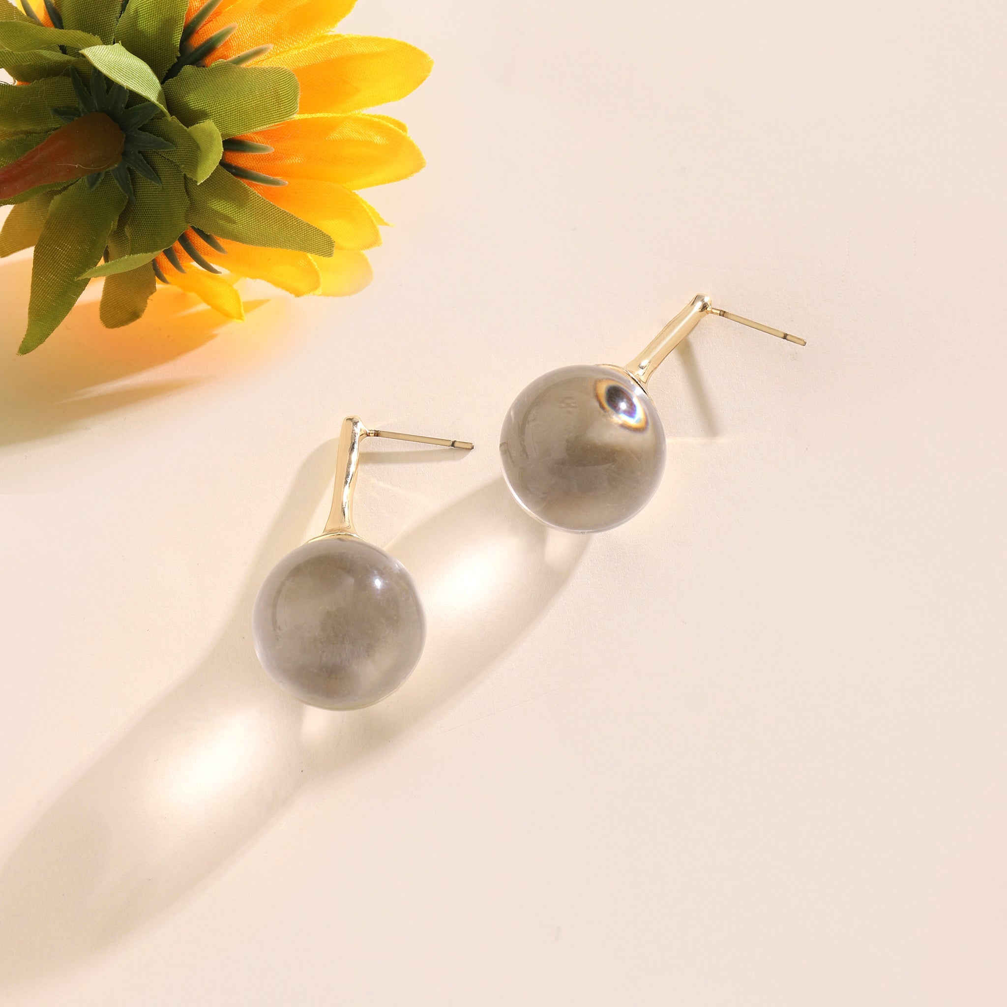 Salty Scottie Ice Gold Earring