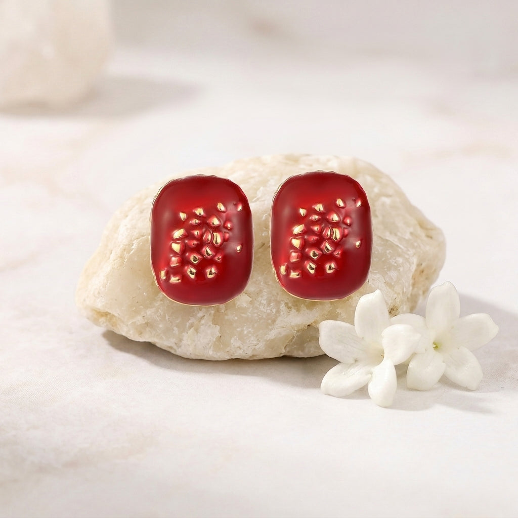 Salty Scarlet Grace Earrings