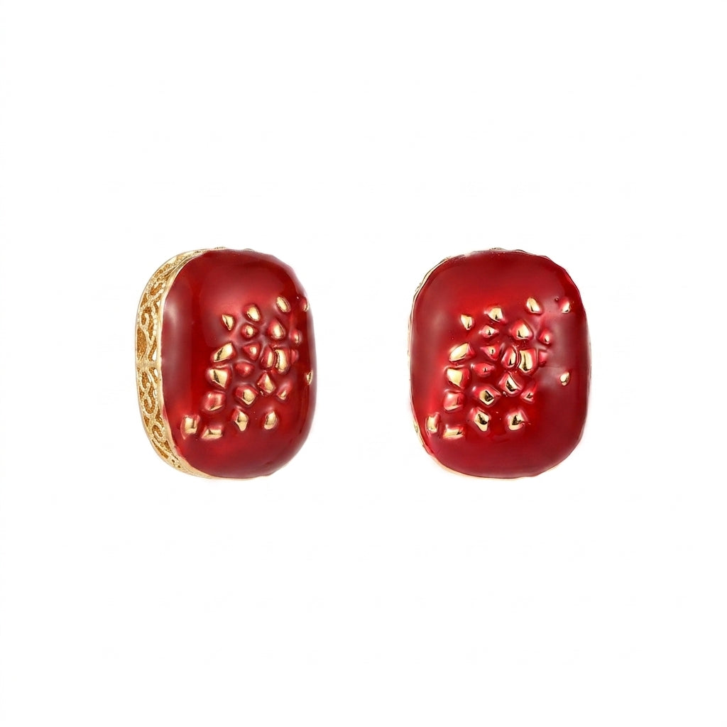 Salty Scarlet Grace Earrings