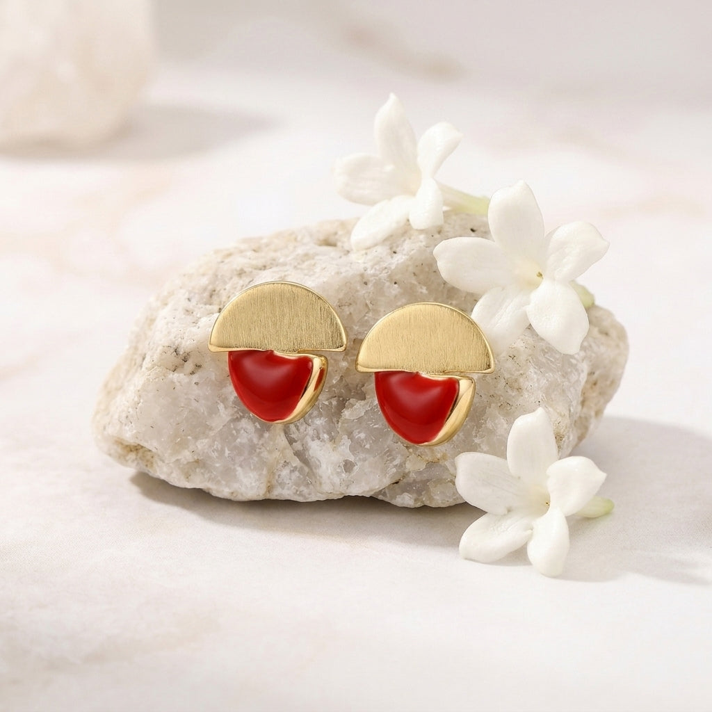 Salty Vintage Rouge Earrings