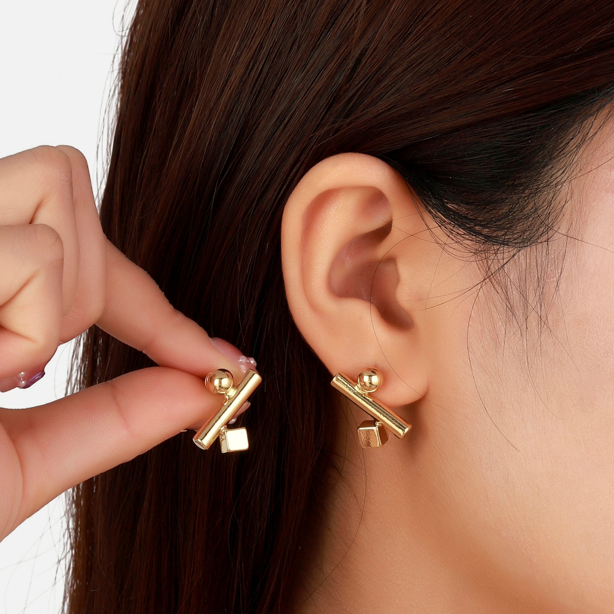 Salty Symmetry Split Earrings