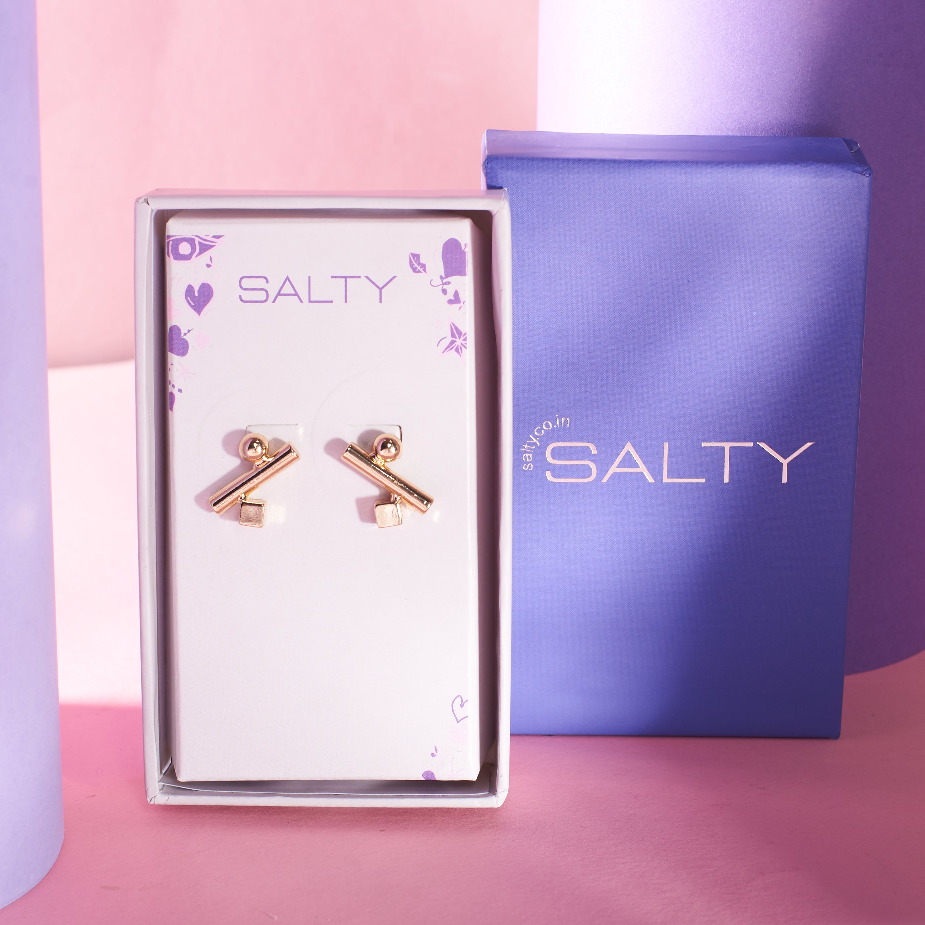 Salty Symmetry Split Earrings