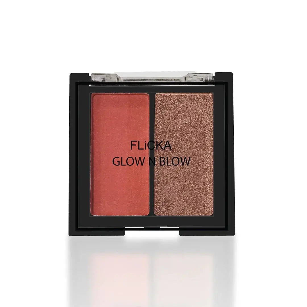 Flicka Cosmetics Glow N Blow - Blusher & Highlighter