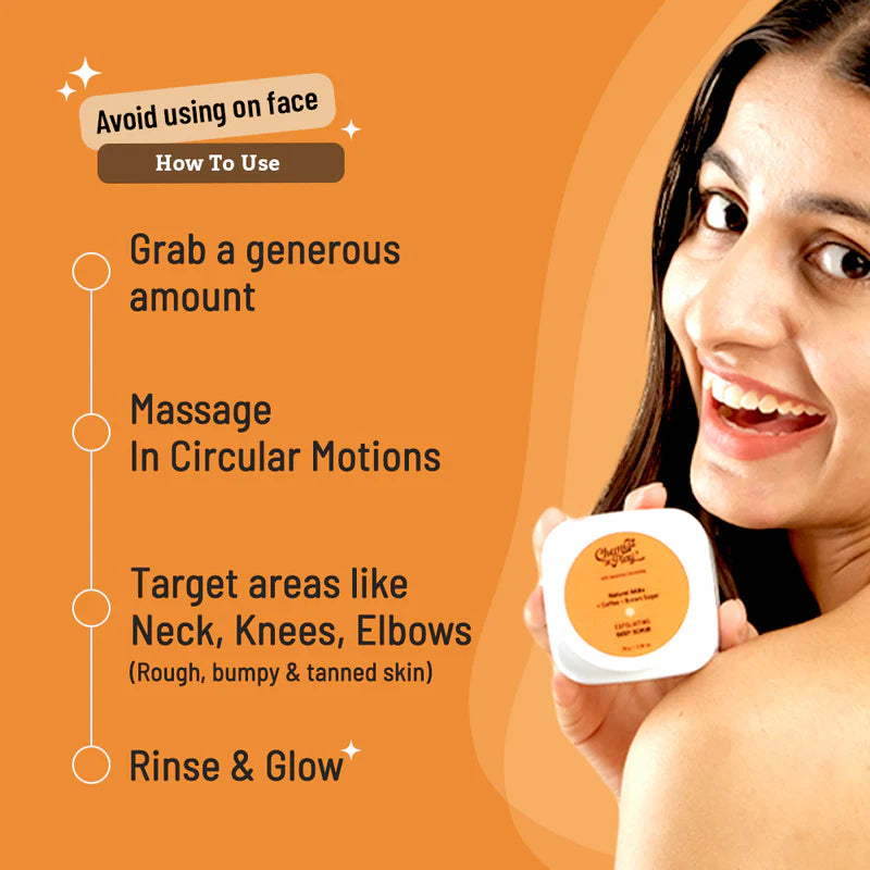 Chemist at Play Exfoliating Body Scrub+Lactic Acid Salicylic Acid Body Wash