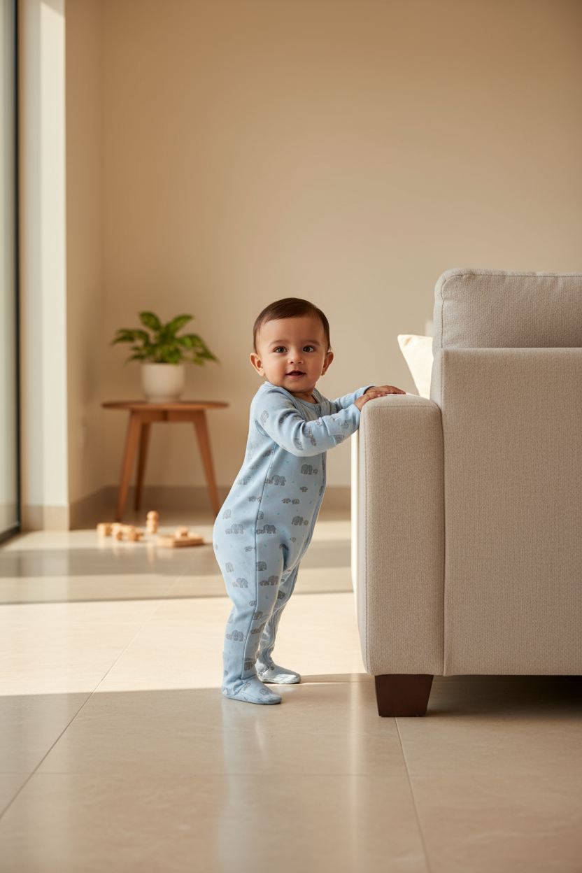 Urbanrac Zip-Up Sleepsuit & Play Pajamas For Babies