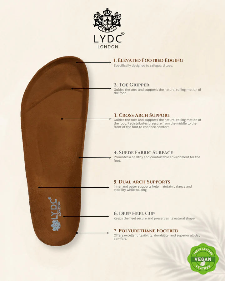LYDC Brixton Leopard Print Clogs Sandals for Women - Leopard Print