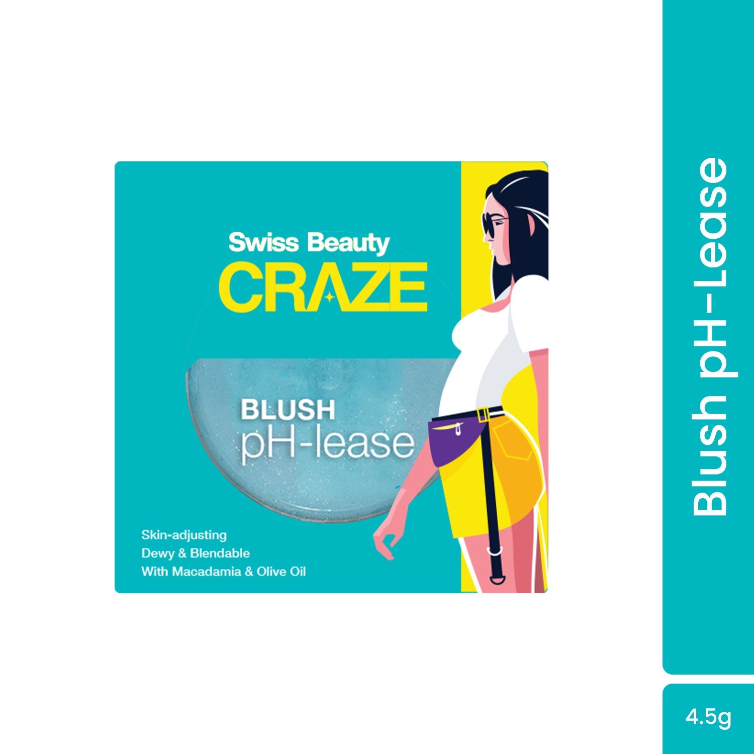 Swiss Beauty CRAZE Blush pH-lease