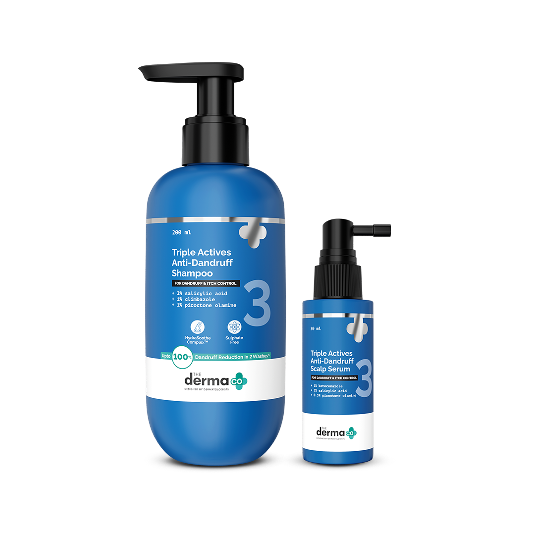 Derma Co Triple Actives Anti-Dandruff Control Combo