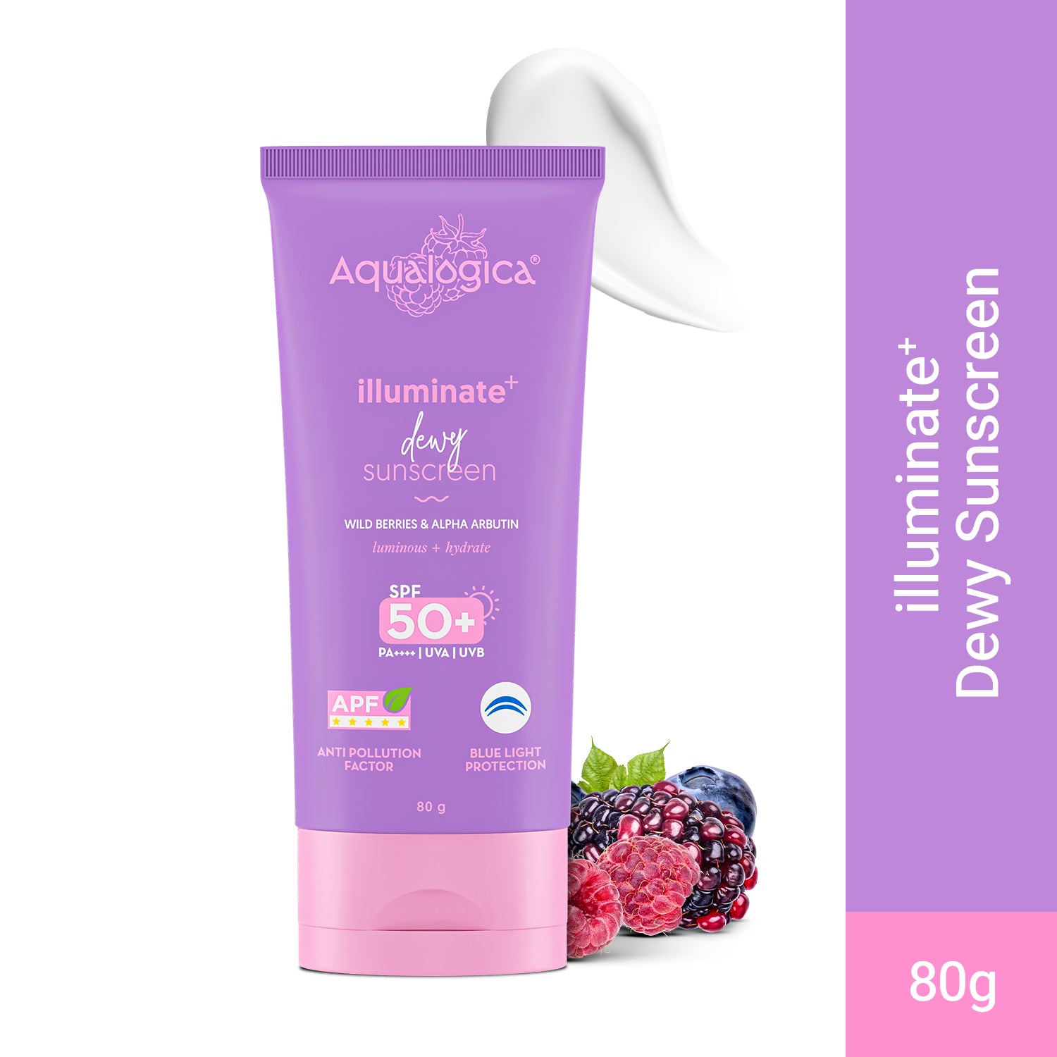 Aqualogica Illuminate+ Dewy Gel Sunscreen Spf 50+ Pa++++