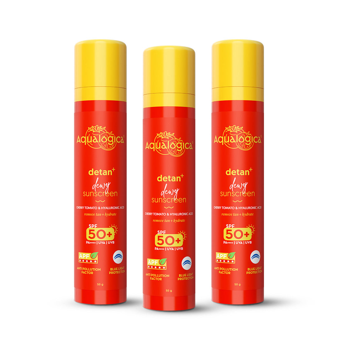 Aqualogica Detan+ Dewy Gel Sunscreen Spf 50+ Pa++++