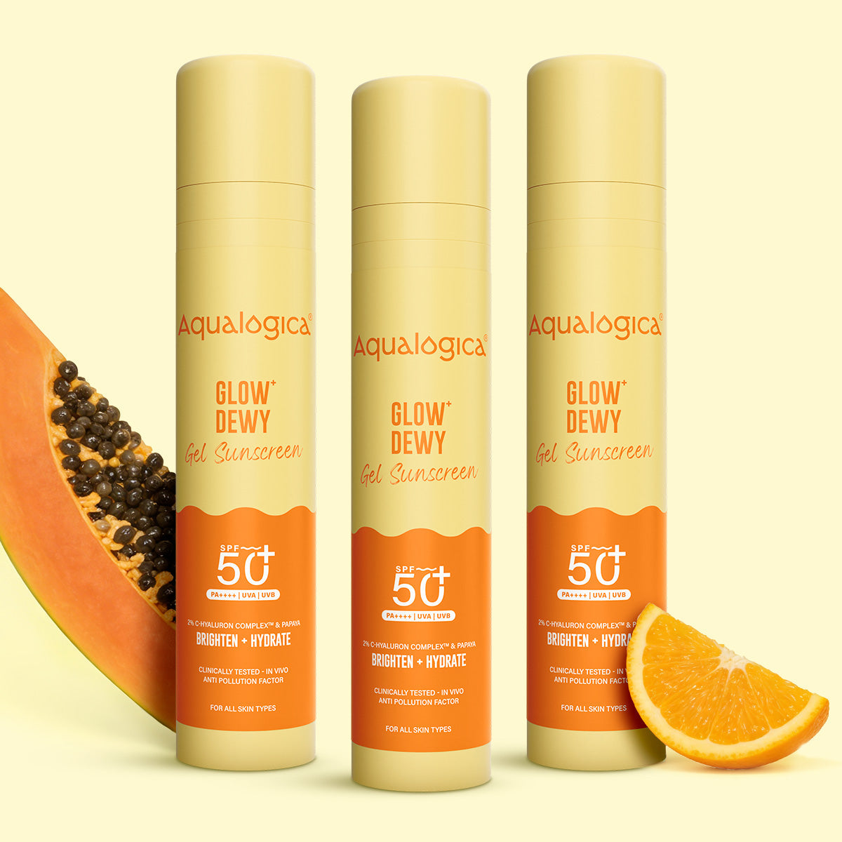 Aqualogica Glow+ Dewy Gel Sunscreen In-Vivo Tested Spf 50+ Pa++++