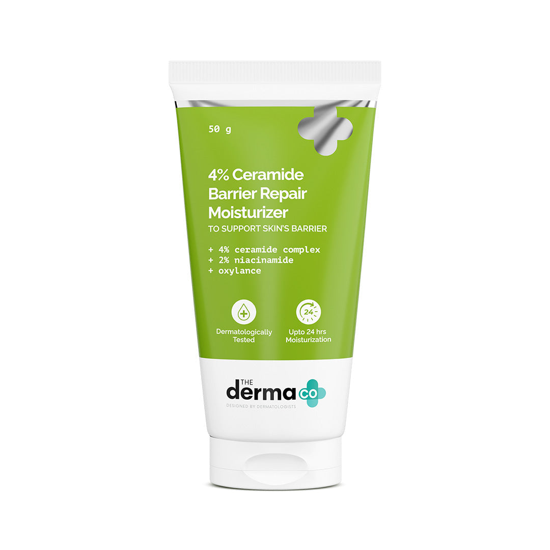 Derma Co 4% Ceramide Barrier Repair Moisturizer with Ceramide, Niacinamide, and Oxylance