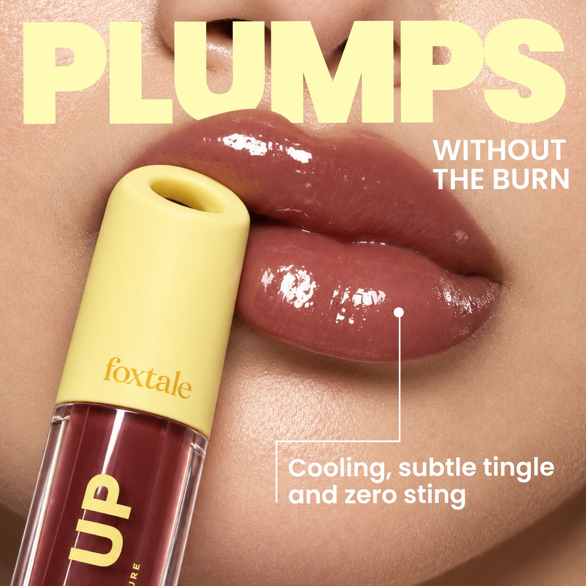 Foxtale Lip Up Plumping Lip Balm For Glazed Lips