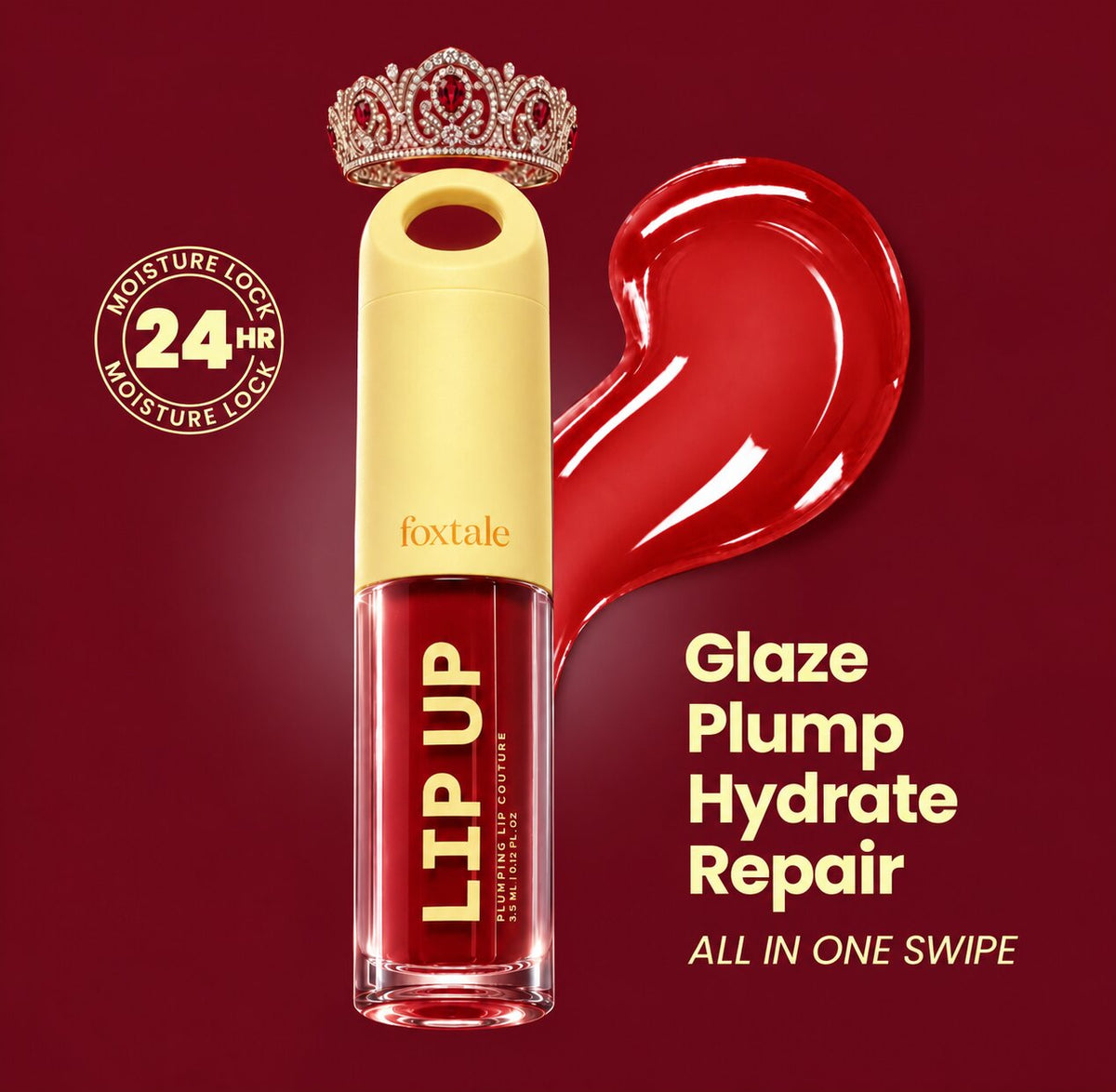 Foxtale Lip Up Plumping Lip Balm For Glazed Lips