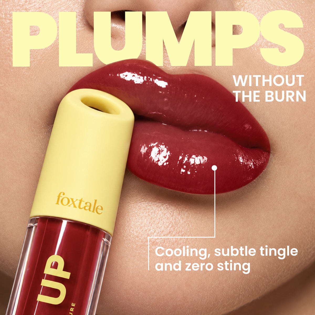 Foxtale Lip Up Plumping Lip Balm For Glazed Lips